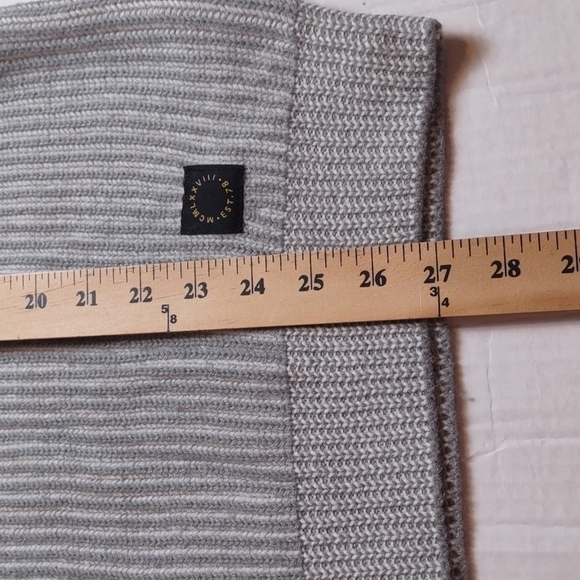 Topman gray long sleeve half zip sweater - Picture 3 of 8